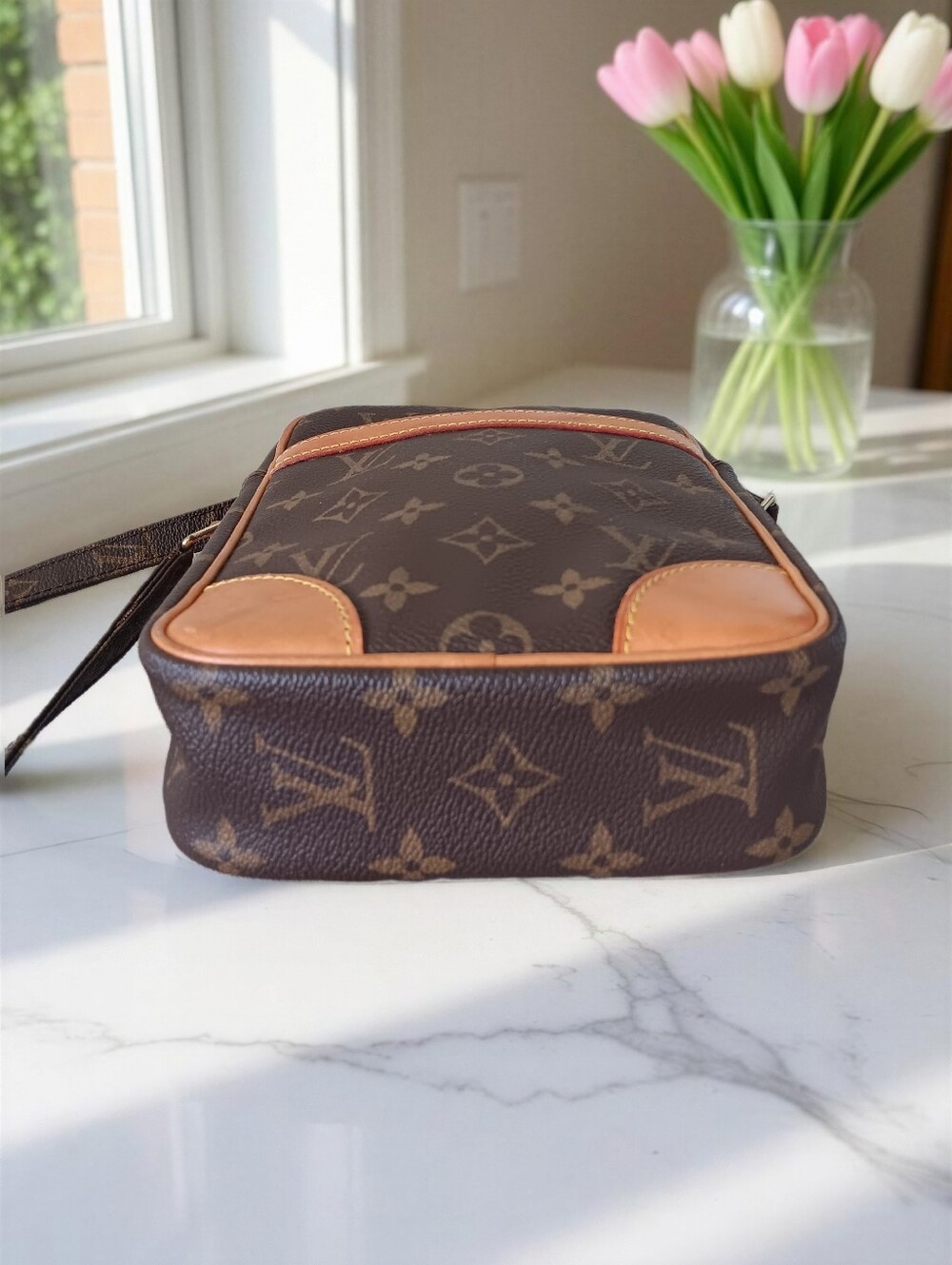 Louis Vuitton Danube Monogram Crossbody Vintage 2000 ✨ EUC - Picture 10 of 16